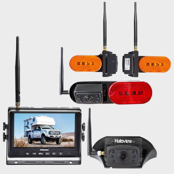 Haloview MC7109R Ultimate 7 Inch 720P HD Digital Wireless 4-Camera System
