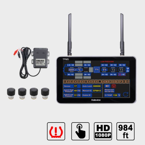 Byte Tango BT7 TPMS Monitor with 4-Pack TPMS Sensor