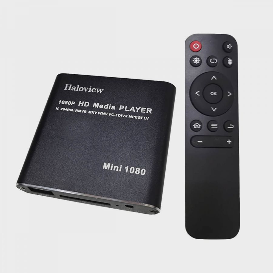 Haloview Smart 4K Portable Media Player Set Support HDMI/USB  Type-C/Wi-Fi/Bluetooth 5.0