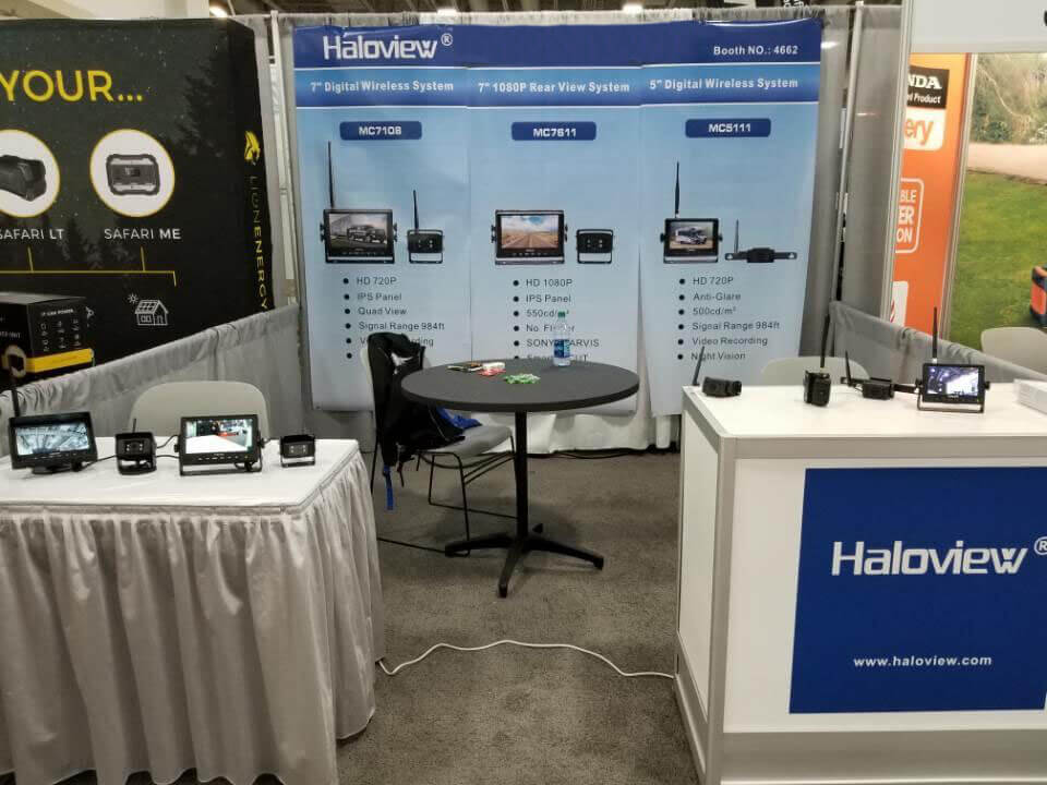 Haloview booth in RVX exhibition