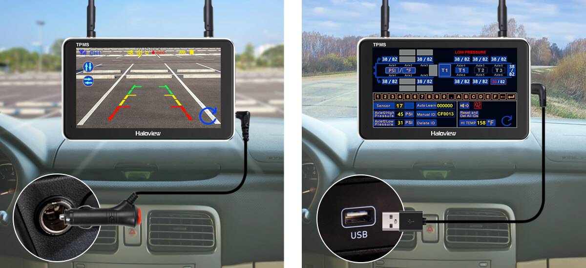 BT7 TPMS Dual Power Options